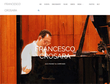 Tablet Screenshot of francescojazz.com